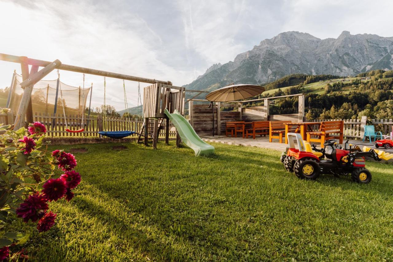 Obergrundhof Daire Leogang Dış mekan fotoğraf