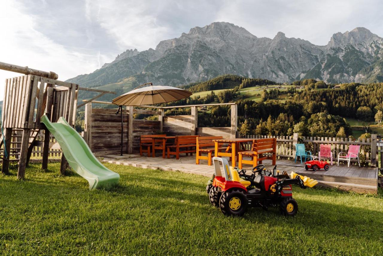 Obergrundhof Daire Leogang Dış mekan fotoğraf